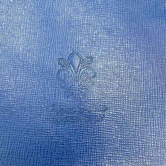 Set of 2 Blue Vera Pelle Handbags - Picture 3 of 17